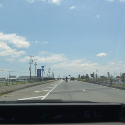 三重県を車で縦断した画像