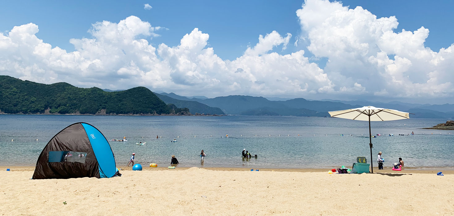 こっそり教えたい、紀北町島勝浦　和具の浜海水浴場