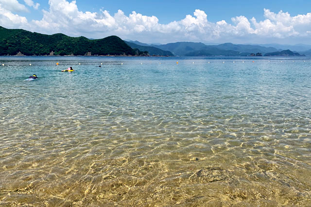 紀北町島勝浦　和具の浜海水浴場